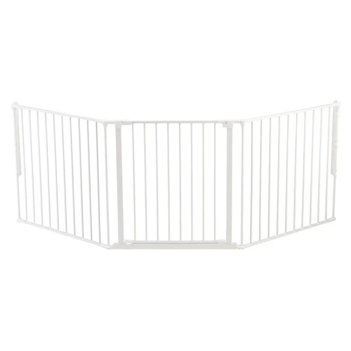 DogSpace Max Hundgrind Utdragbar Vit 90-223x70,5 cm