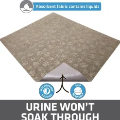 Drymate Kattsandsmatta Beige 81x76 cm