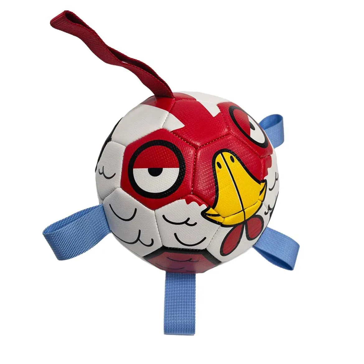 Duvoplus Football Birdy Hundboll med Handtag