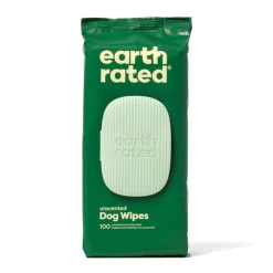 Earth Rated Komposterbara Våtservetter Oparfymerade 100-pack