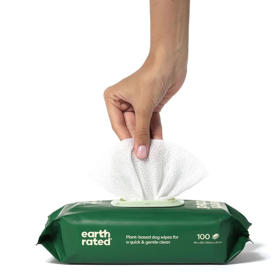 Earth Rated Komposterbara Våtservetter Oparfymerade 100-pack