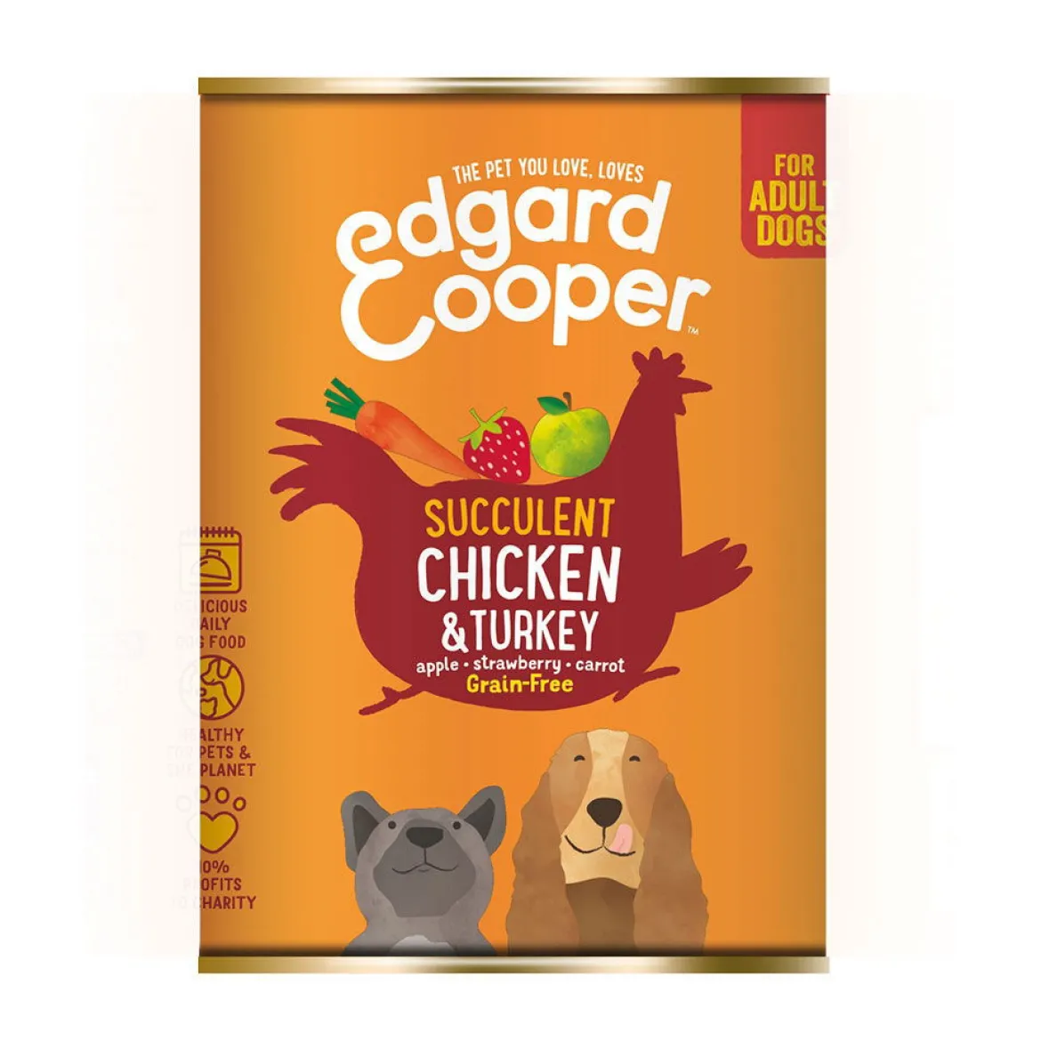 Edgard & Cooper Dog Adult Chicken & Turkey 400 g