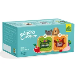 Edgard & Cooper Dog Adult Multipack Lamm & Kyckling 4x300g