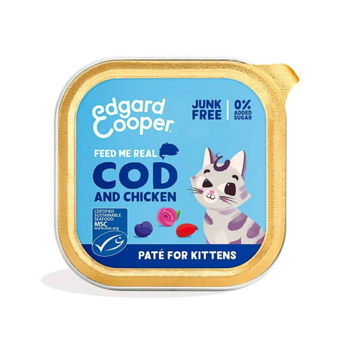 Edgard&Cooper Kitten Cod & Chicken 85 g