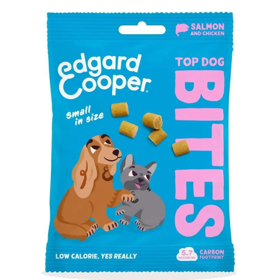 Edgard & Cooper Top Dog Bites Lax & Kyckling 50 g