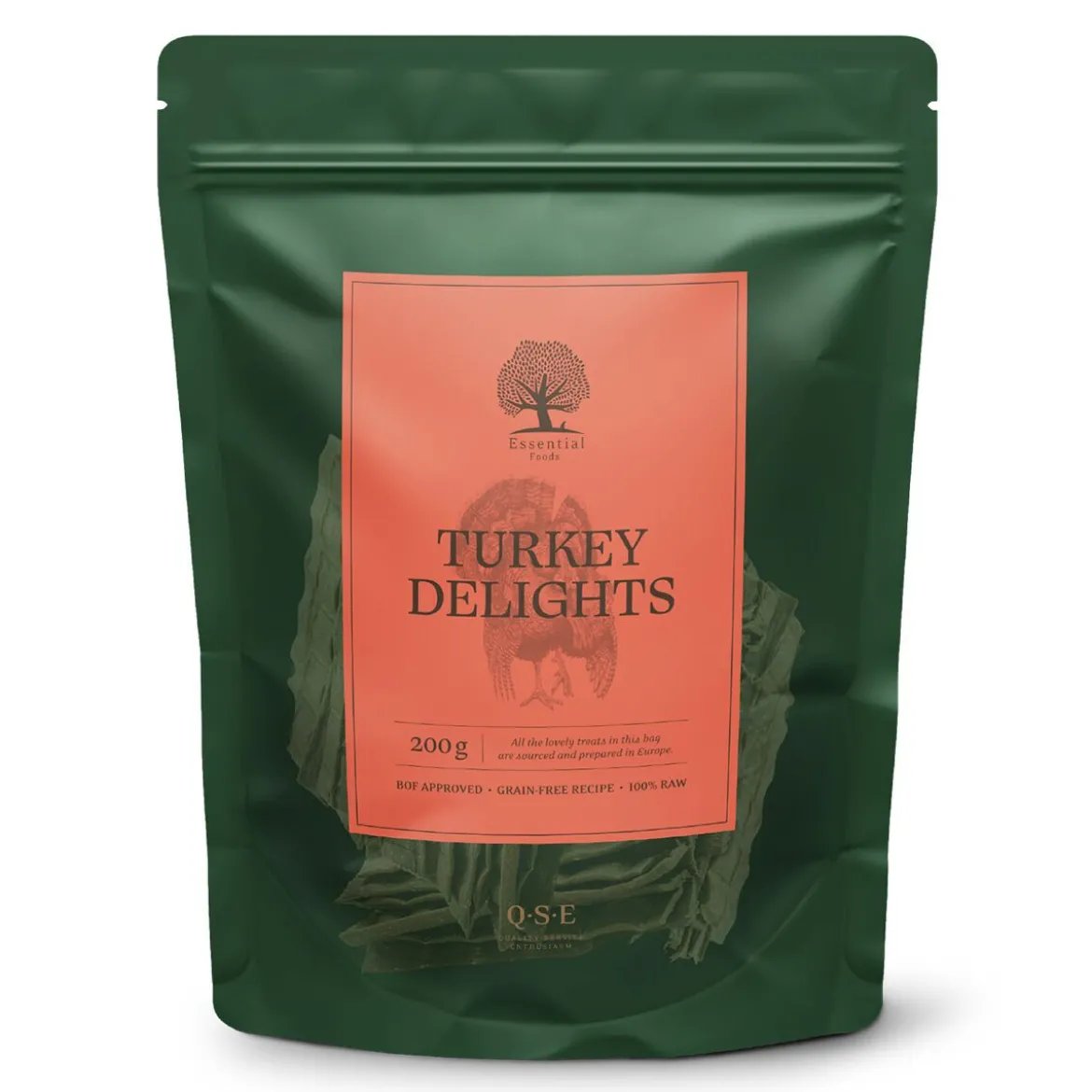 Essential Foods Delights Träningsgodis Kalkon 200 g