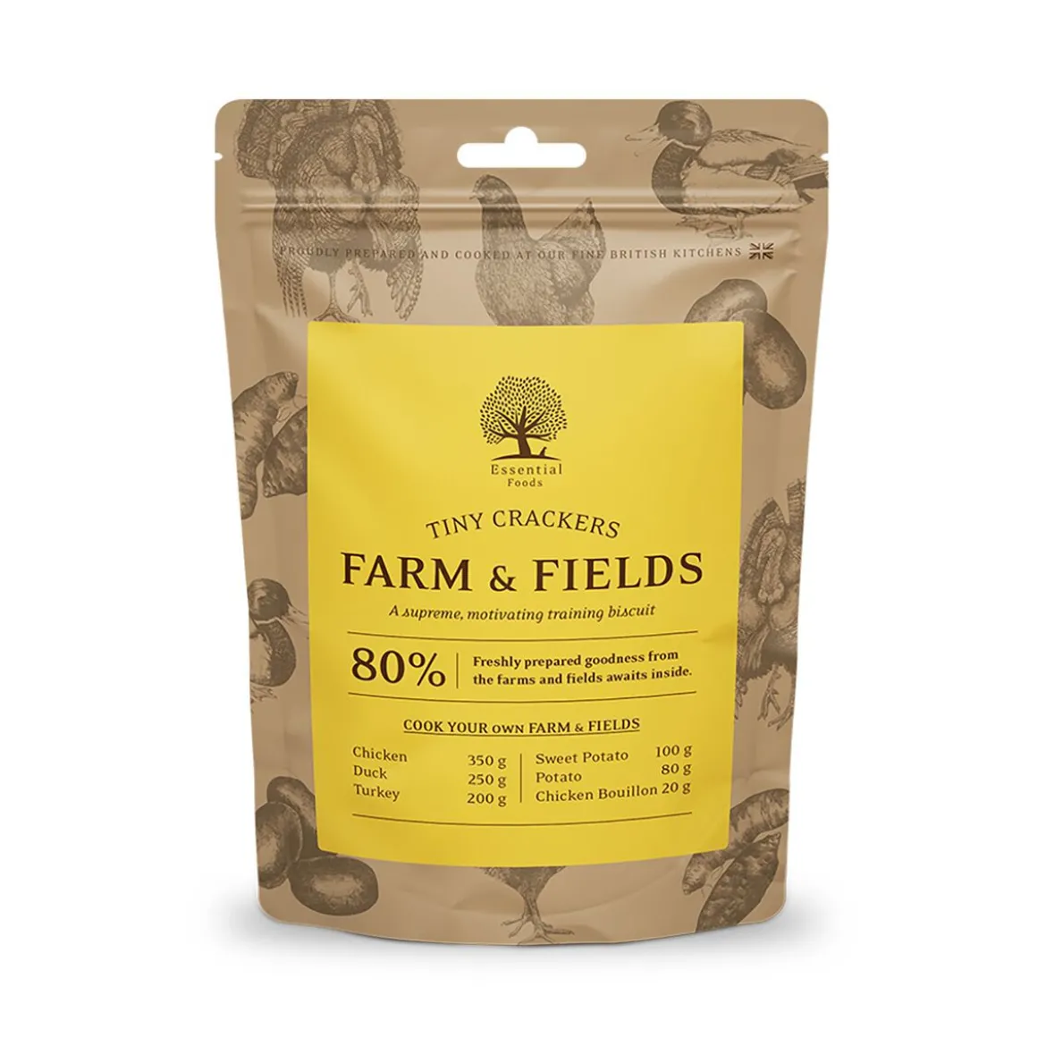 Essential Foods Farm & Fields Tiny Crackers Hundgodis 100 g