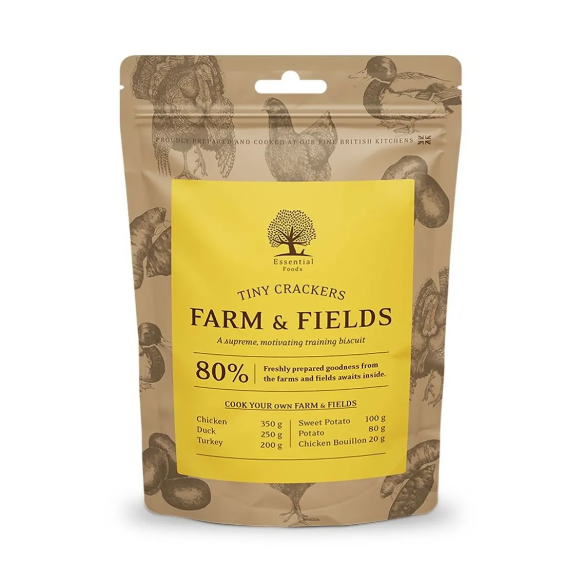 Essential Foods Farm & Fields Tiny Crackers Hundgodis 100 g