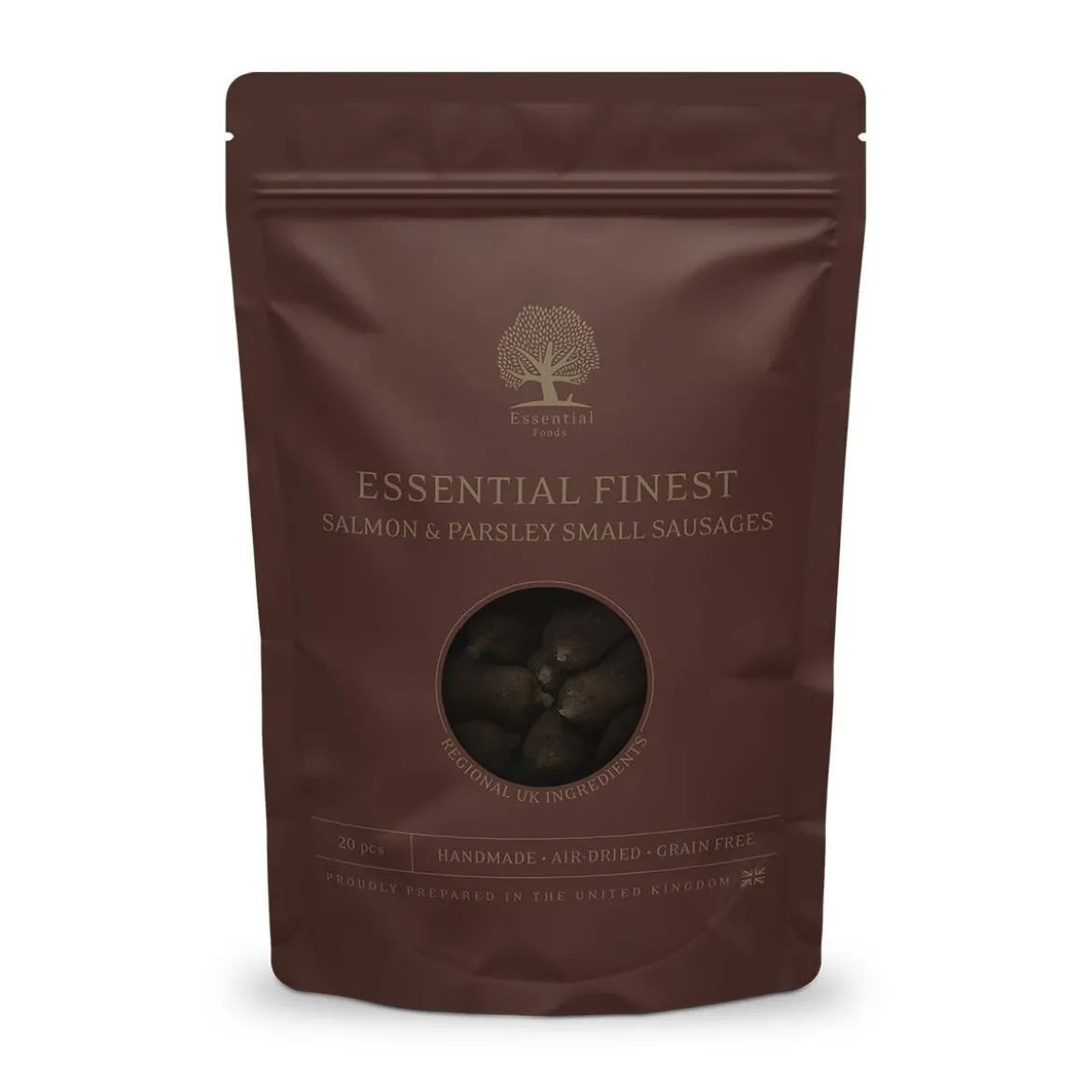 Essential Foods Finest Belöningskorvar Lax & Persilja 150 g
