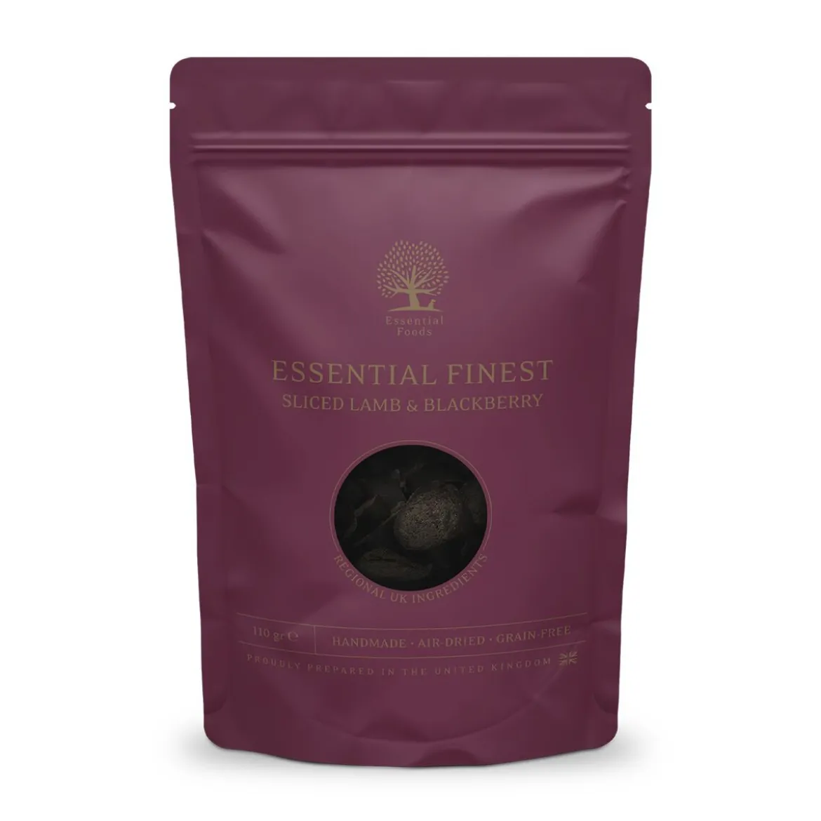 Essential Foods Finest Sliced Hundgodis Lamm & Björnbär 110 g