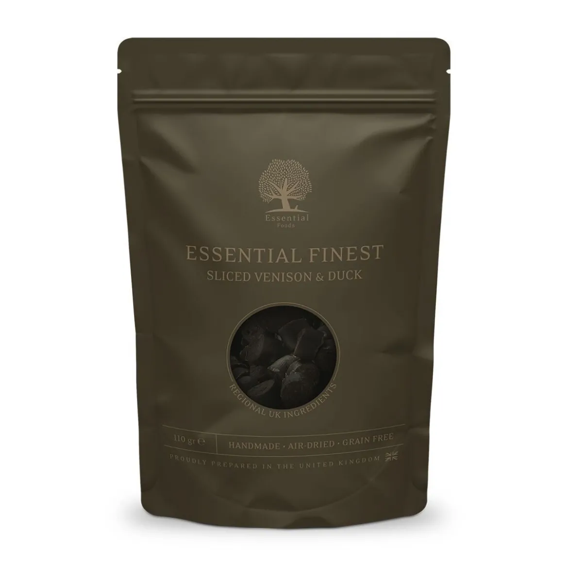 Essential Foods Finest Sliced Hundgodis Vilt & Anka 110 g
