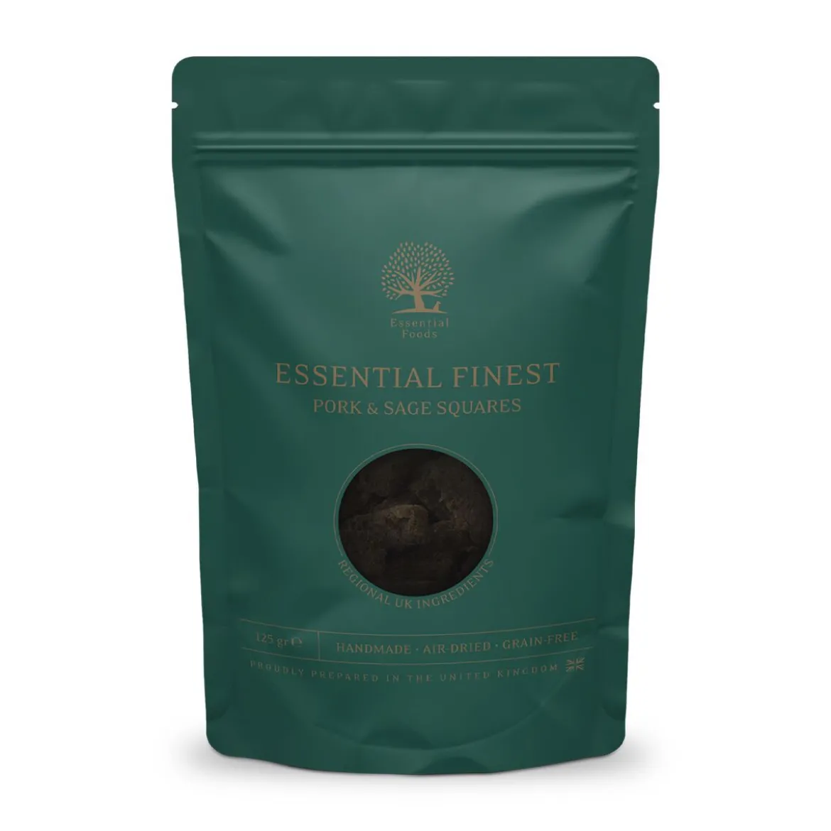 Essential Foods Finest Squares Hundgodis Gris & Salvia 125 g