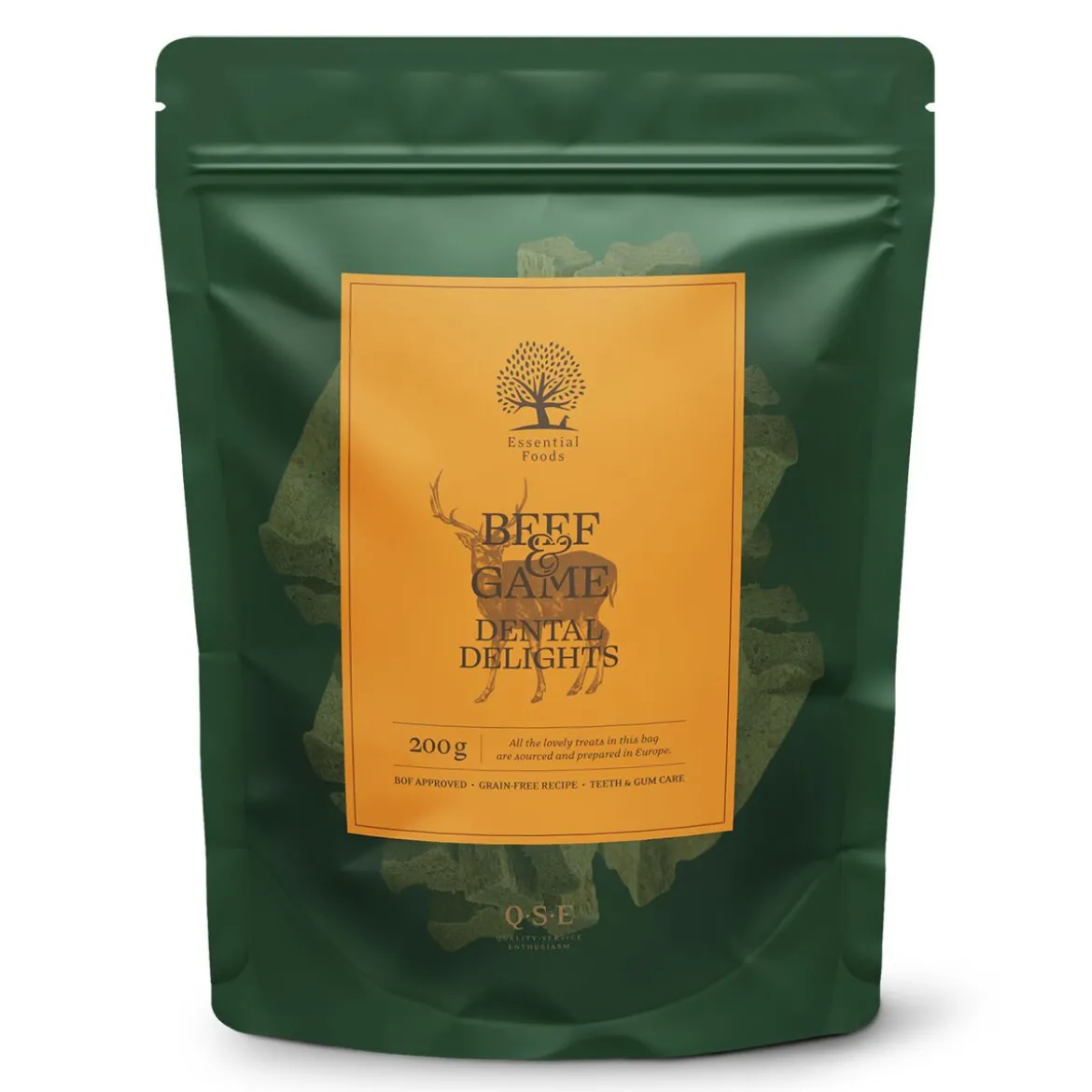 Essential Foods Grain Free Delights Dentaltugg Nöt & Vilt 200 g