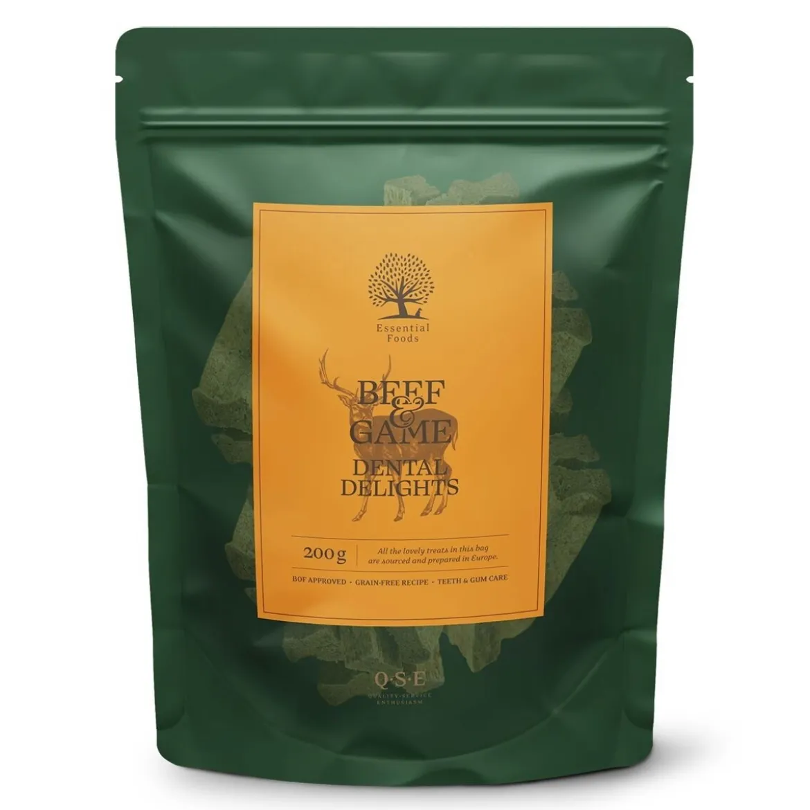 Essential Foods Grain Free Delights Dentaltugg Nöt & Vilt 200 g