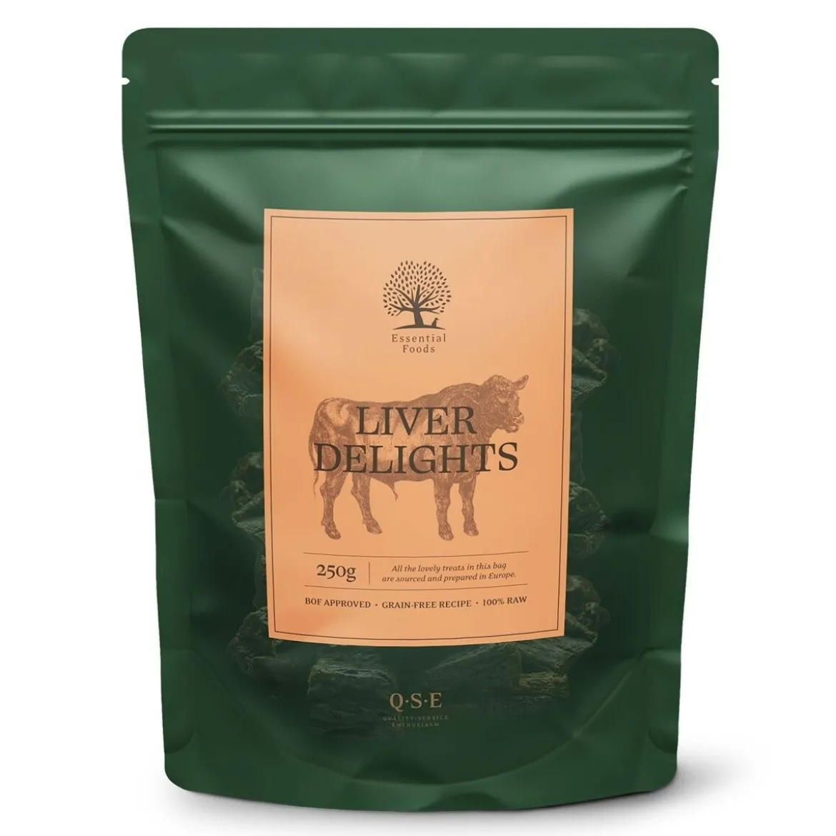 Essential Foods Liver Delights Hundgodis 250 g