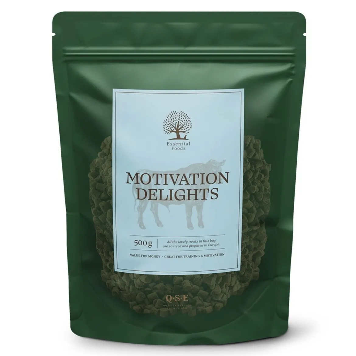 Essential Foods Motivation Delights Träningsgodis Nöt 500 g