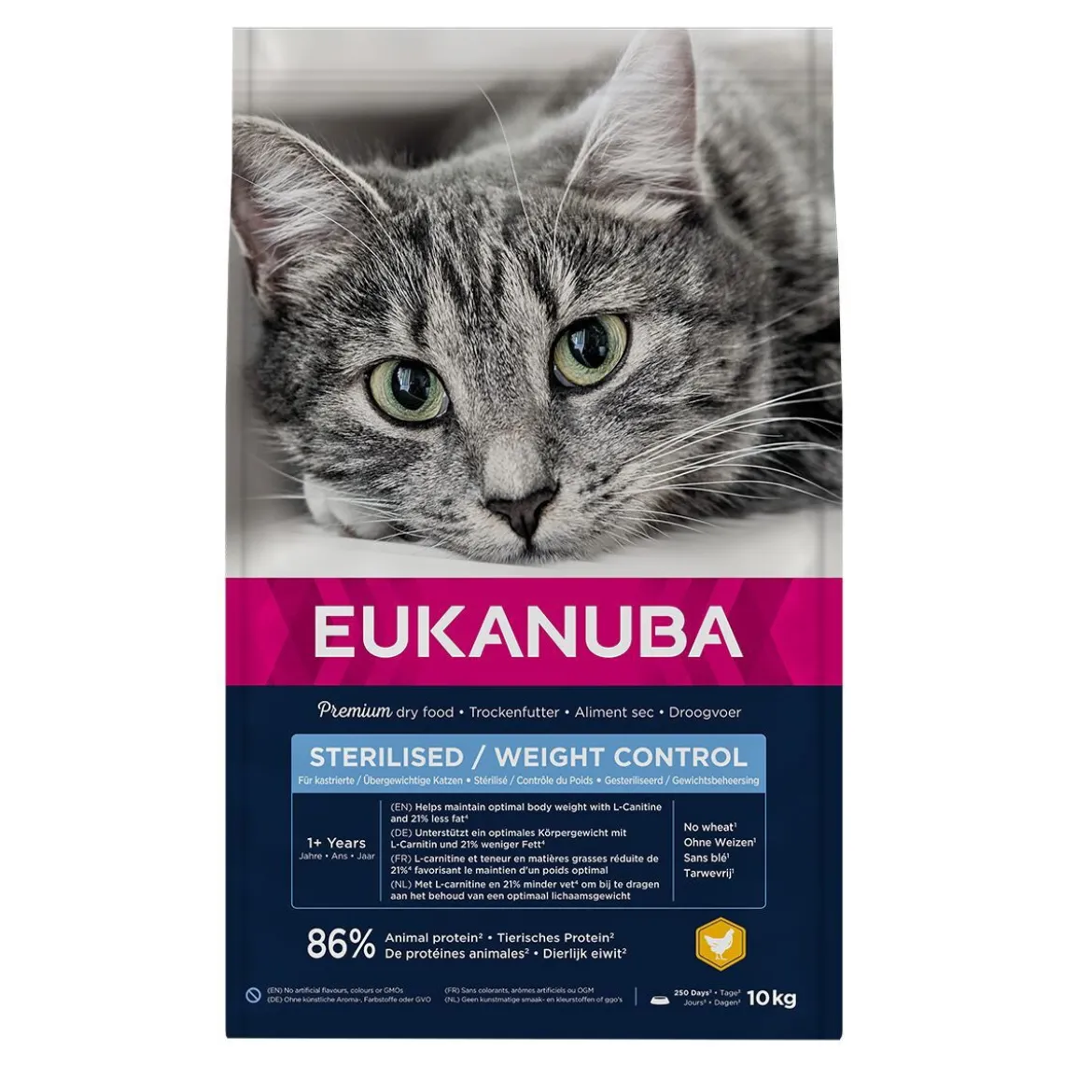 Eukanuba Cat Adult Sterilised & Weight Control Chicken