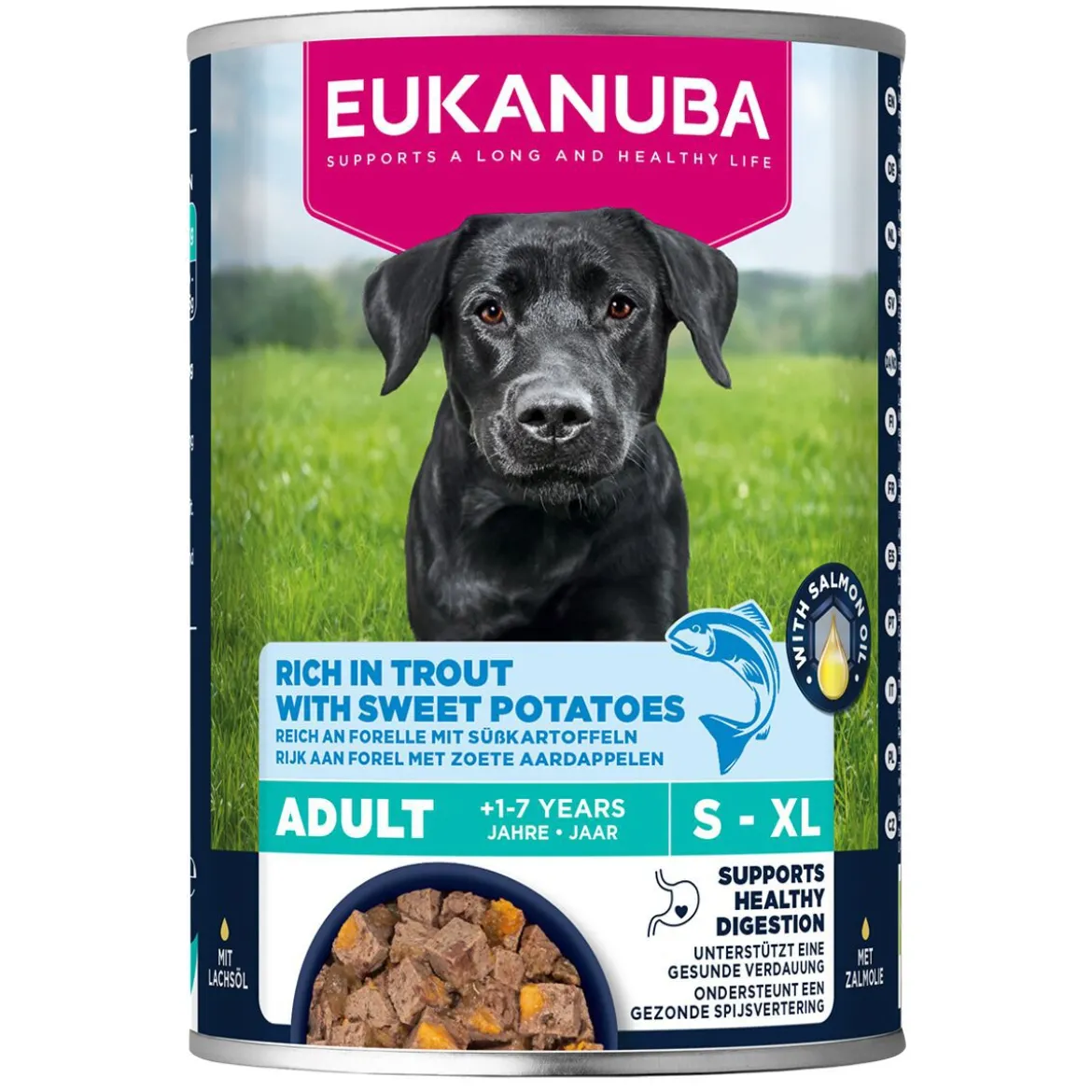 Eukanuba Dog Wet Adult Trout with Sweet Potatoes Våtfoder till Hund 400 g