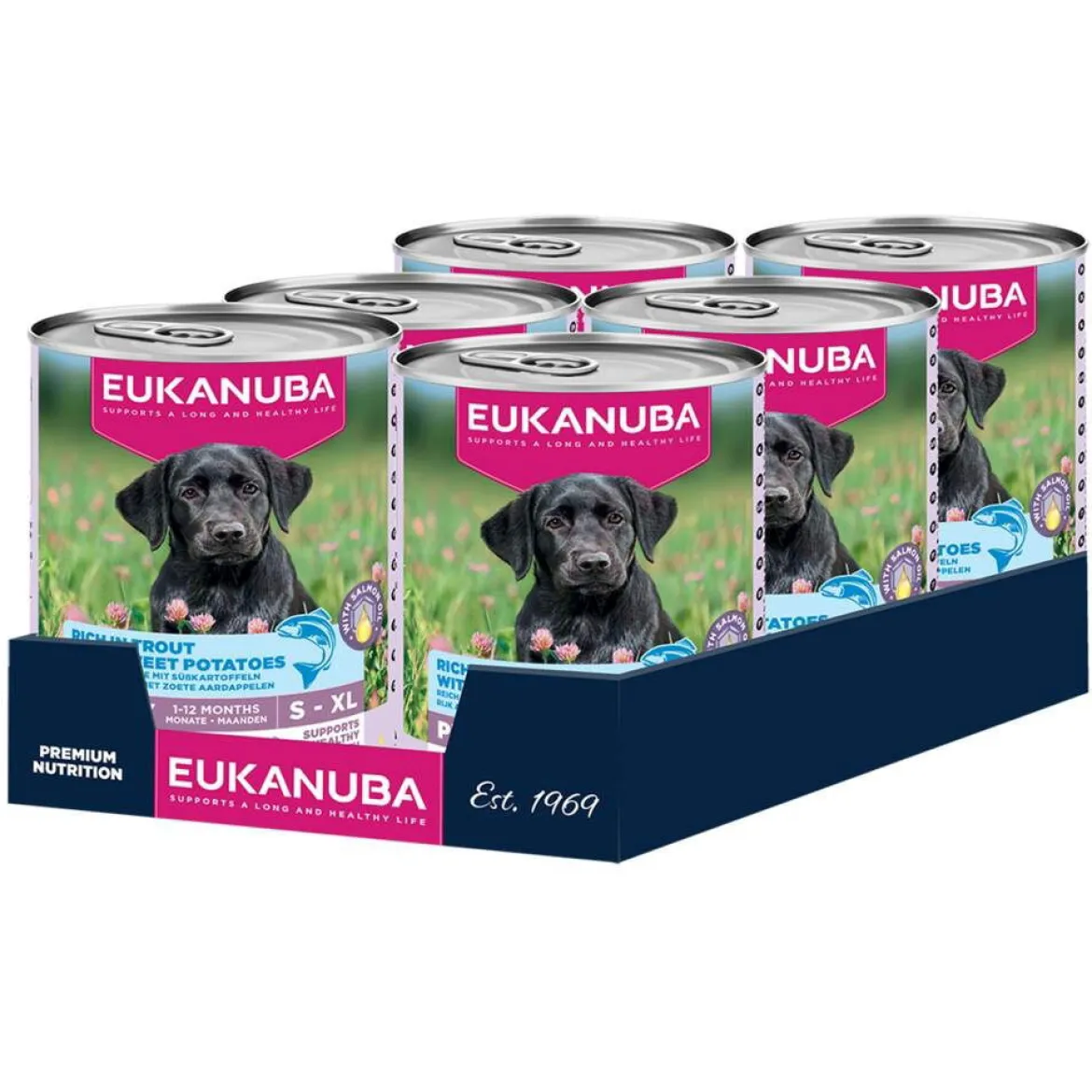 Eukanuba Dog Wet Puppy Trout with Sweet Potatoes Våtfoder till Valp 400 g