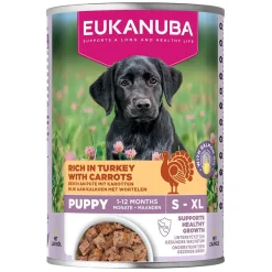 Eukanuba Dog Wet Puppy Turkey with Carrots Våtfoder till Valp 400 g