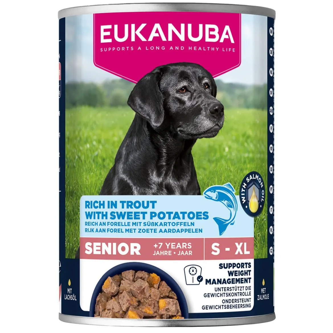 Eukanuba Dog Wet Senior Trout with Sweet Potatoes Våtfoder till Hund 400 g