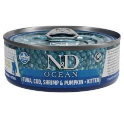 Farmina N&D Cat Ocean Tuna & Pumpkin Kitten 6x70 g