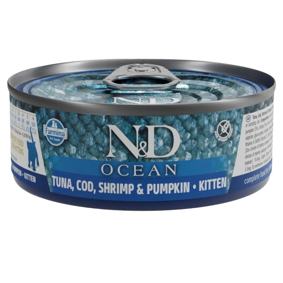 Farmina N&D Cat Ocean Tuna & Pumpkin Kitten 6x70 g