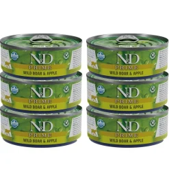 Farmina N&D Cat Prime Wild Boar & Apple 6x70 g