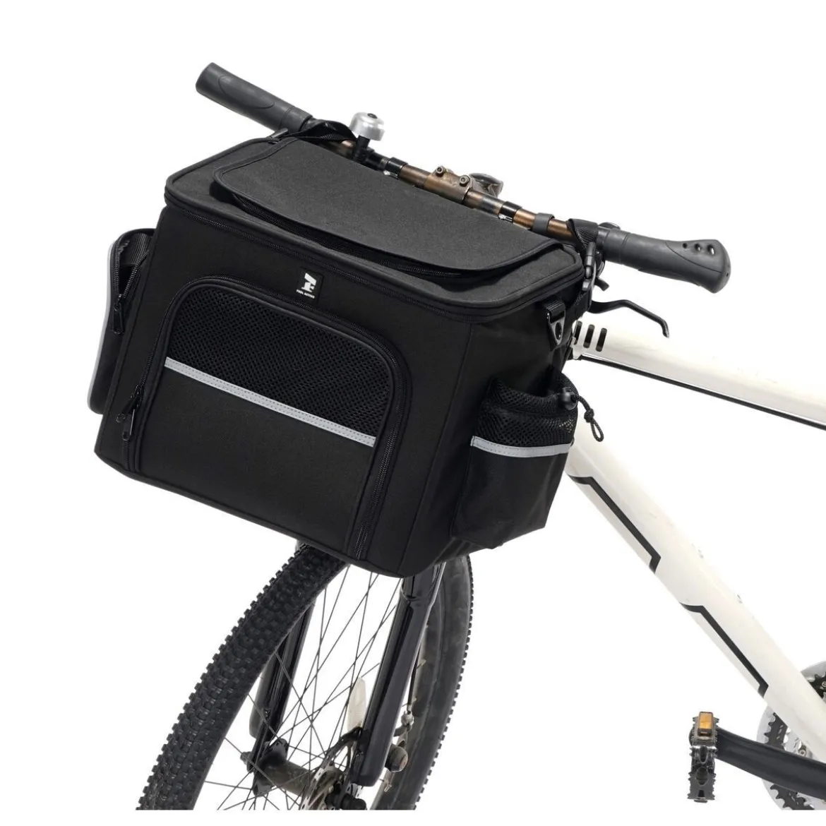 Feel Active Cykelkorg med Metallstomme Svart