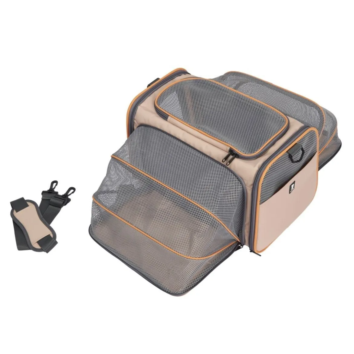 Feel Active Tour Expandable Hundväska Beige