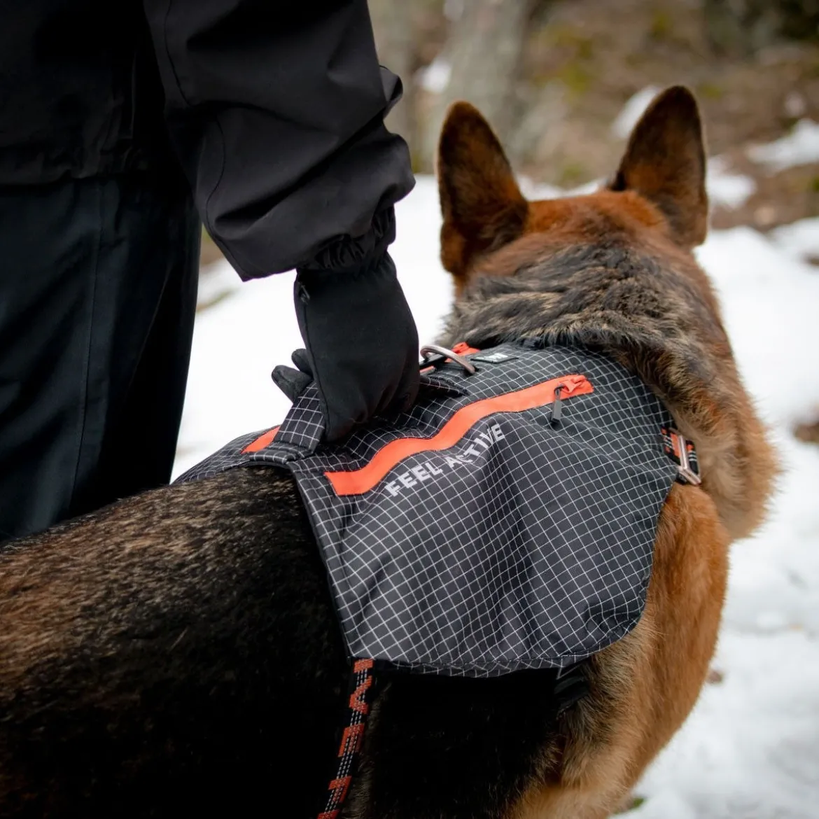 Feel Active Trekbag Hundsele Ryggsäck Svart
