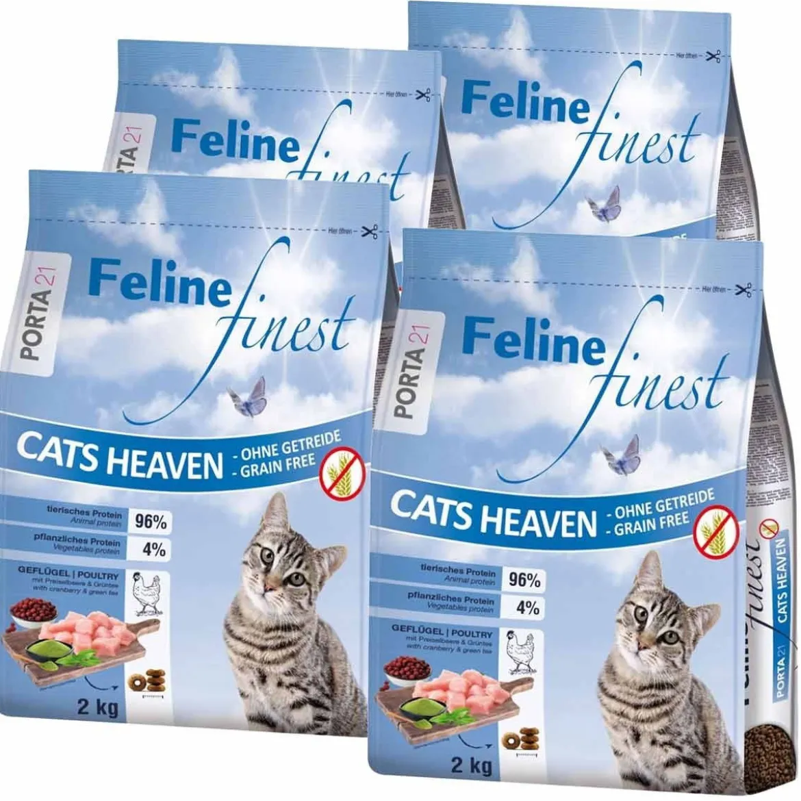 Feline Porta21 Finest Cats Heaven 4x2kg