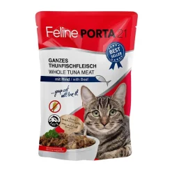 Feline Porta 21 Tonfisk och Biff 100 g