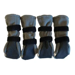 FinNero Halla Fleeceboots med Reflex Grå