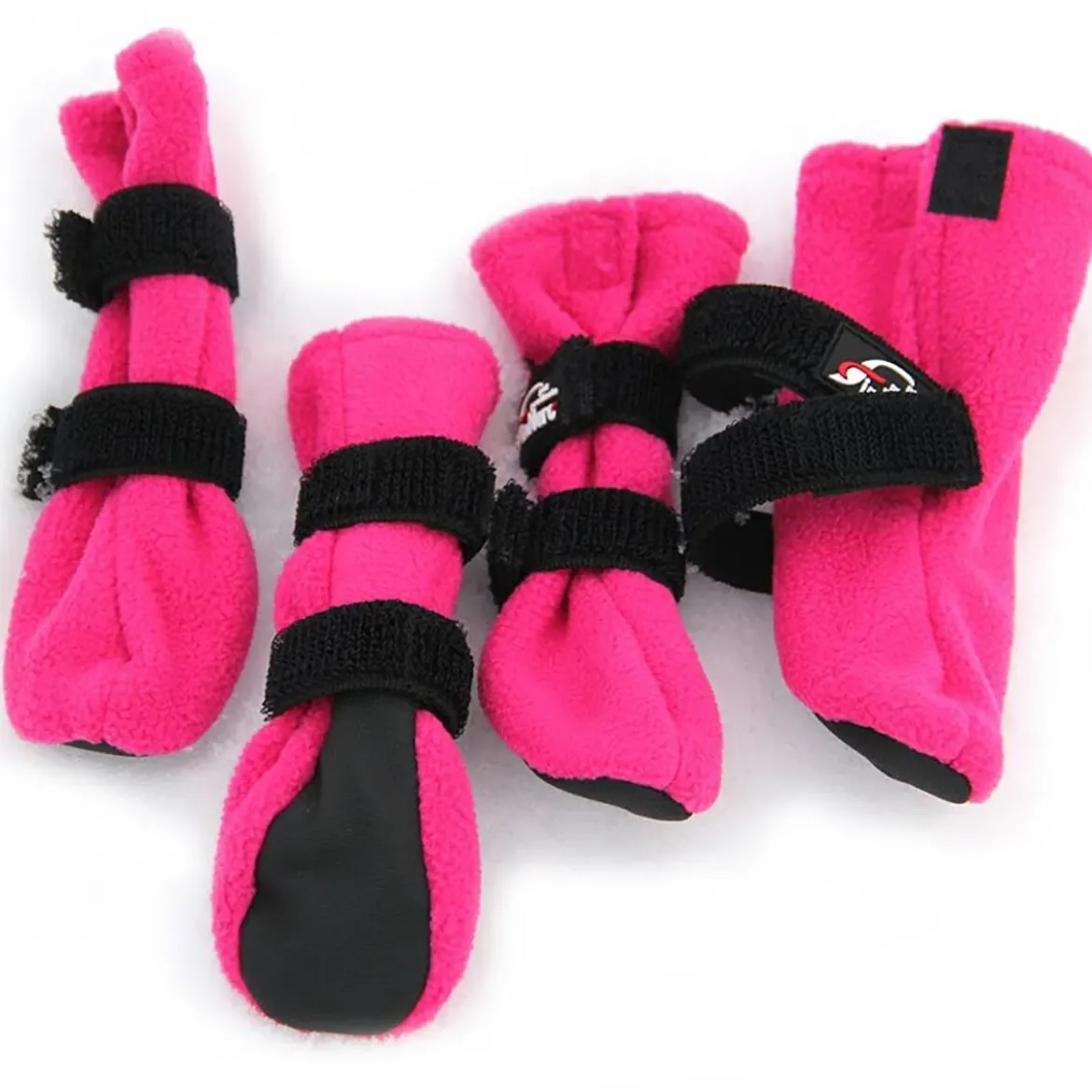 FinNero Halla Fleece Boots Rosa 4-pack