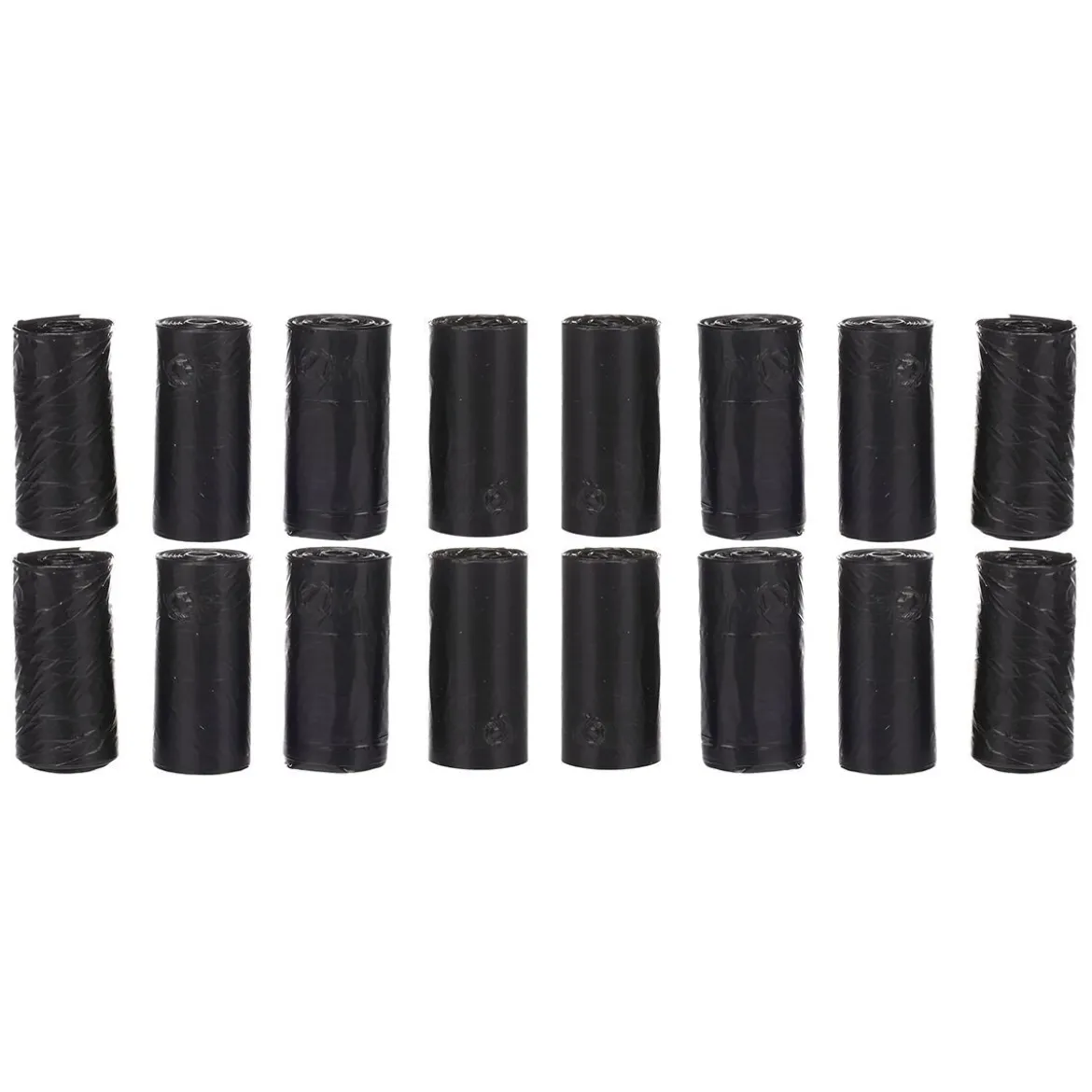 Flamingo Basic Blekz Hundbajspåsar Svart 16x15-pack