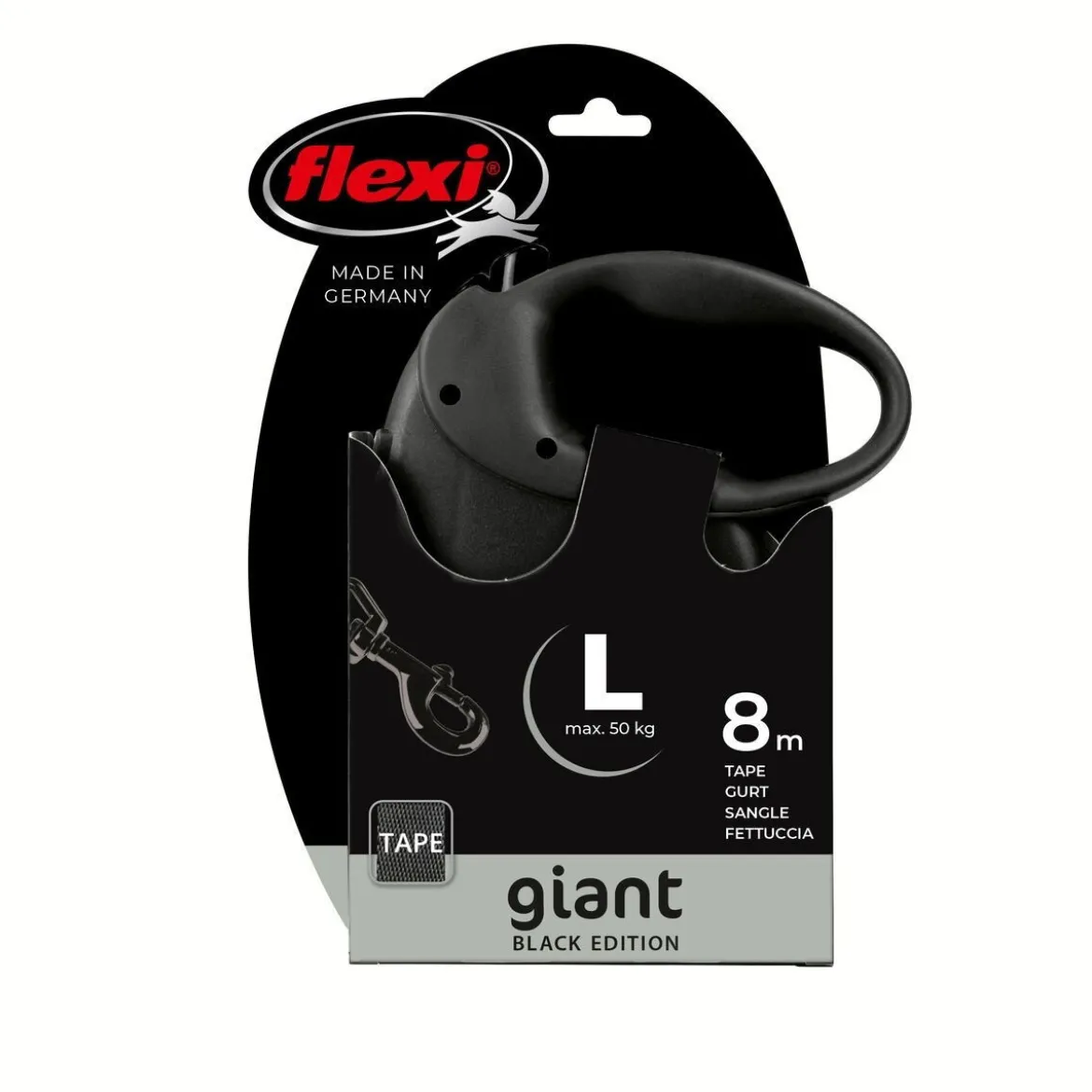 Flexi Giant L Black Edition 8 m Band