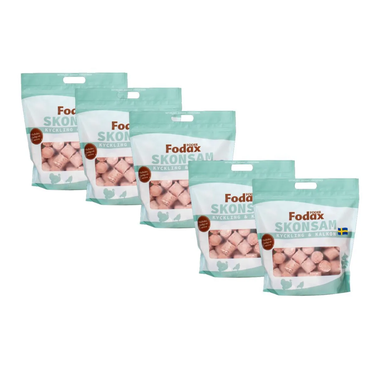 Fodax Skonsam Färskfoder till Hund 5x1,5 kg