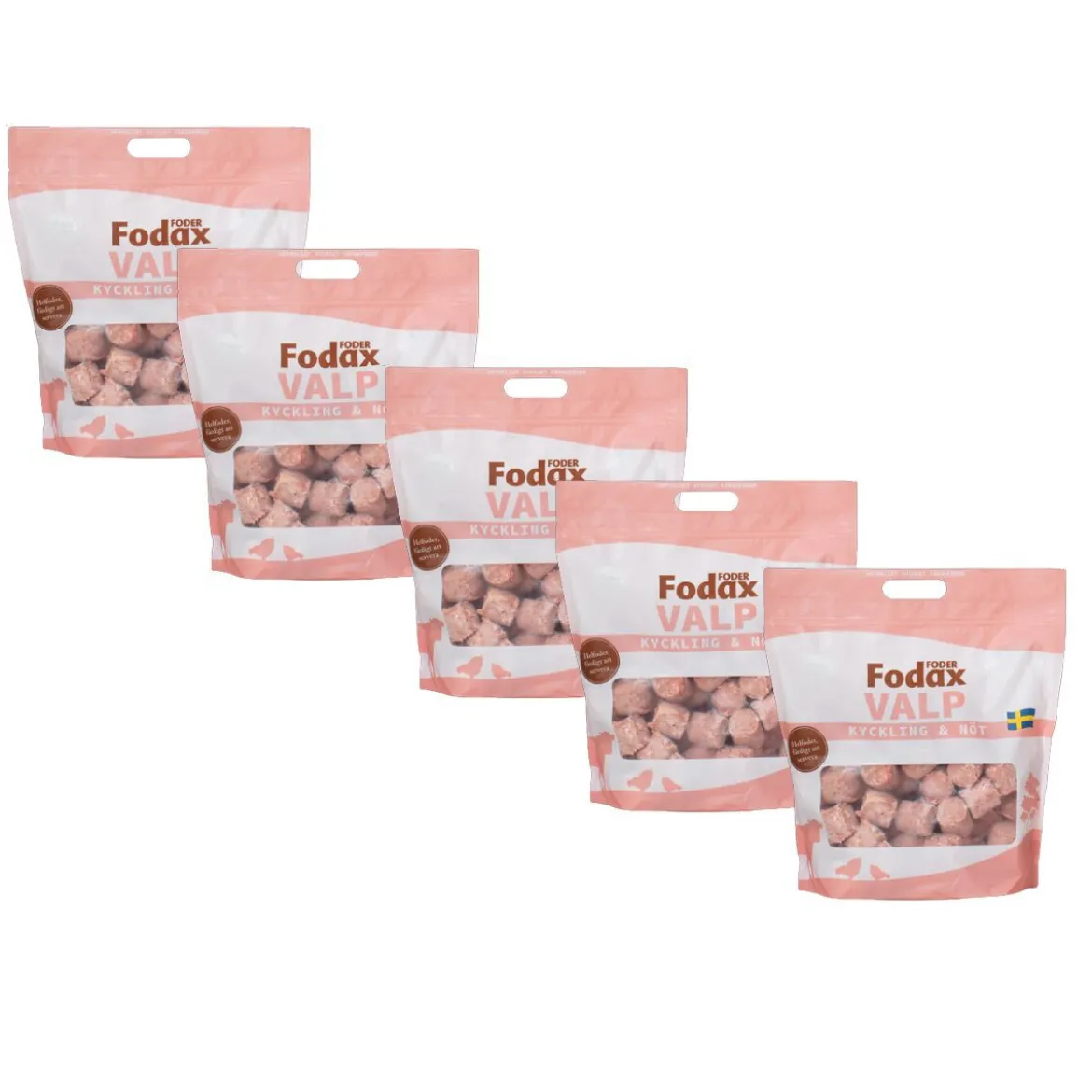Fodax Valp Färskfoder till Hund 5x1,5 kg