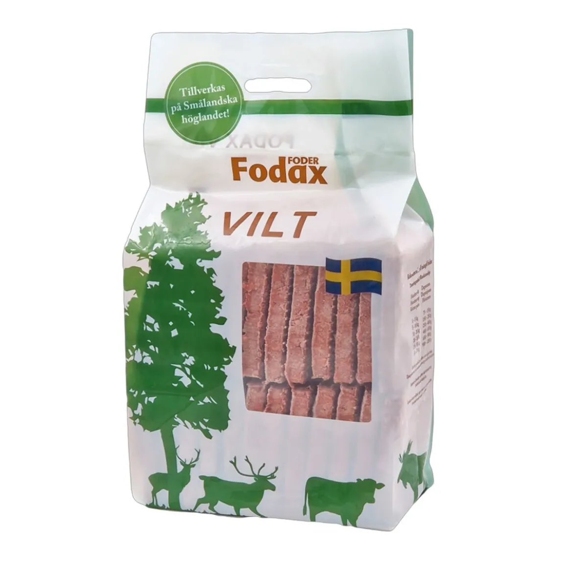 Fodax Vilt Färskfoder till Hund 10 kg