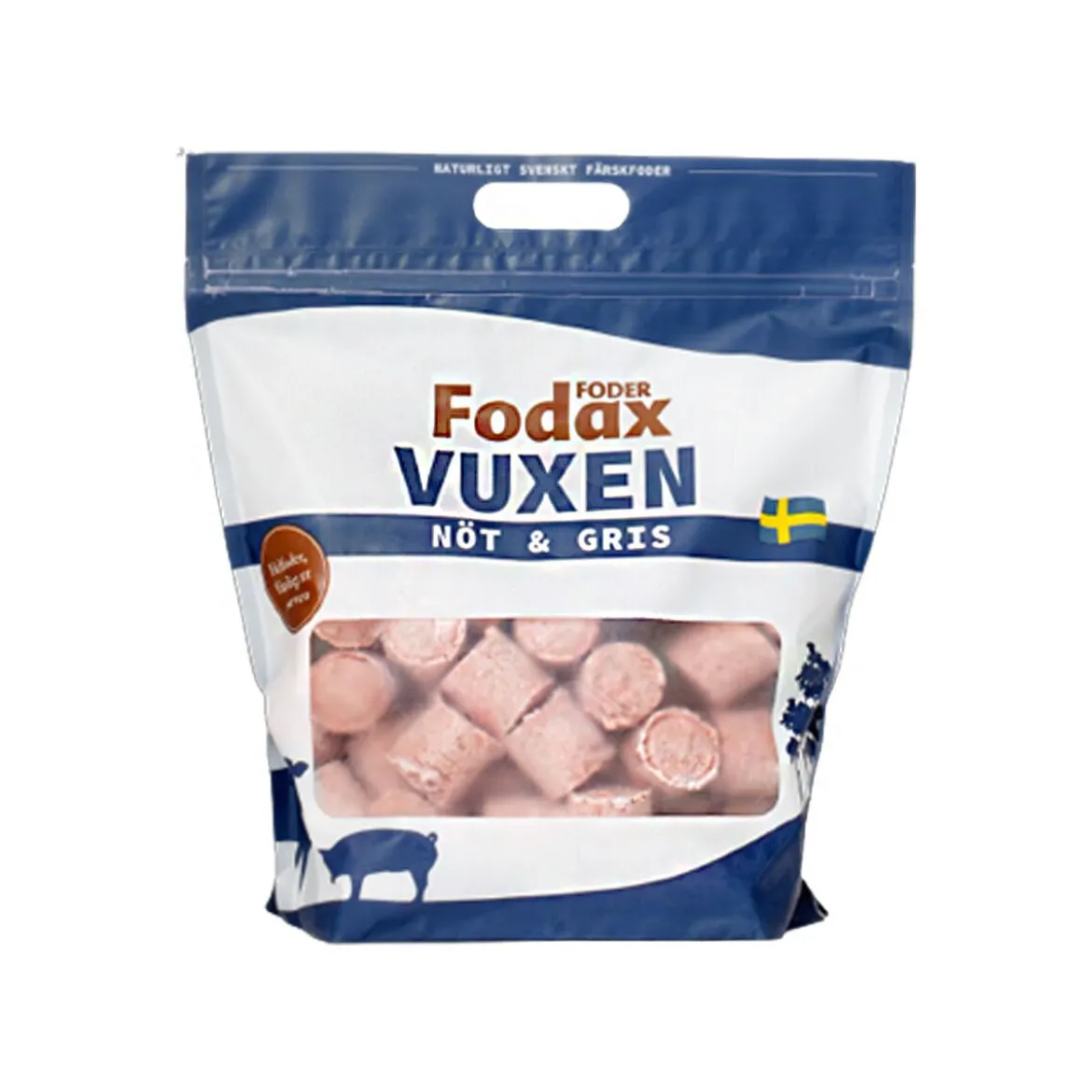 Fodax Vuxen Färskfoder till Hund 5x1,5 kg
