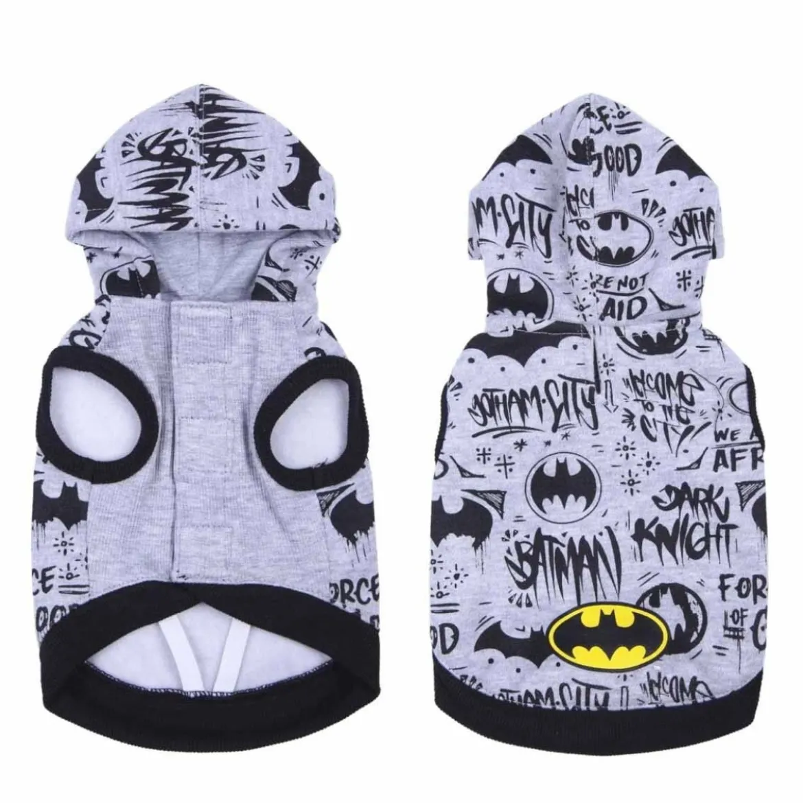 For FAN Pets Batman Hundtröja Grå