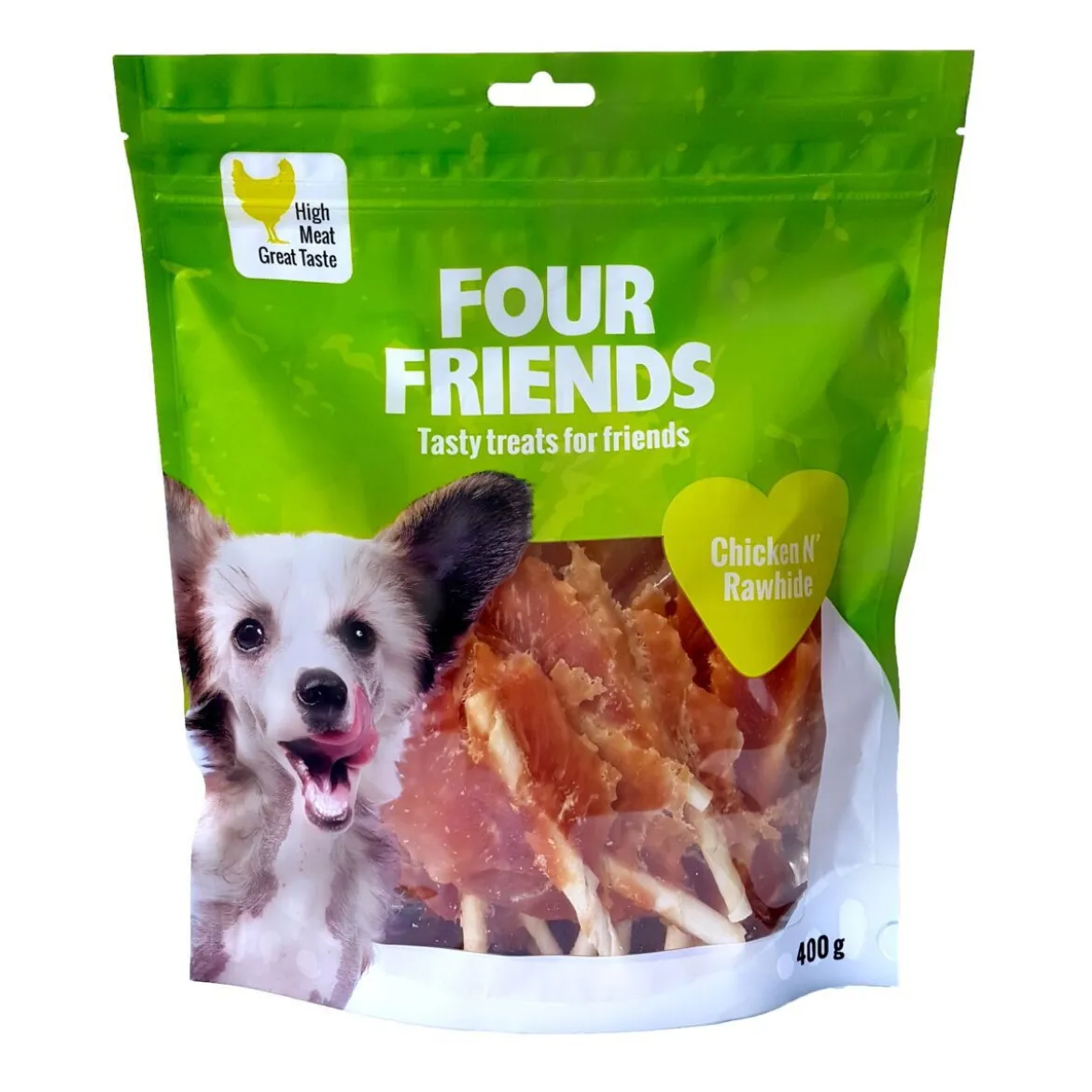 FourFriends Dog Chicken N' Rawhide 400 g