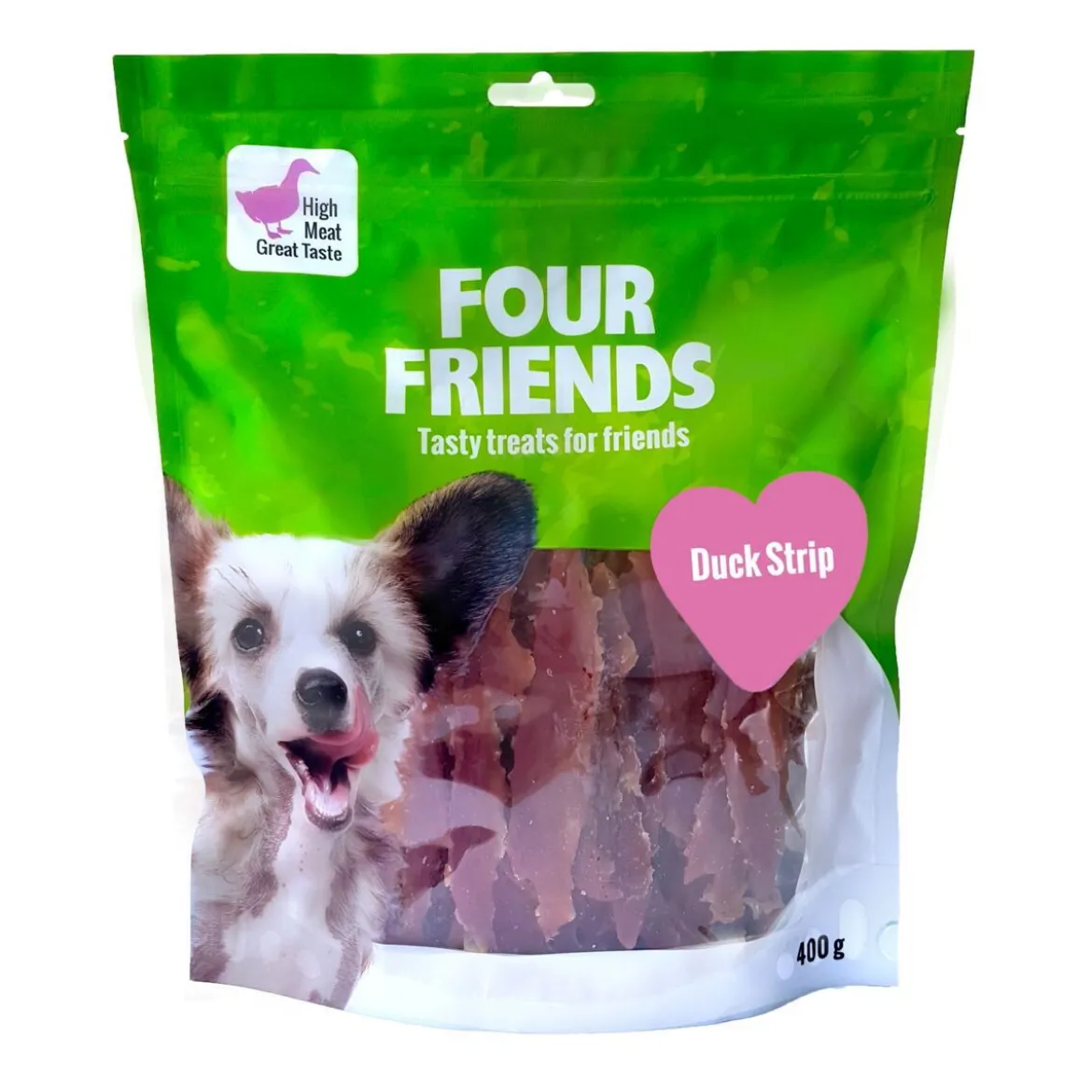 FourFriends Dog Duck Strip 400 g