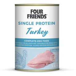 Four Friends Dog Single Protein Turkey 400 g