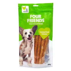 FourFriends Dog Twisted Stick Chicken 25 cm
