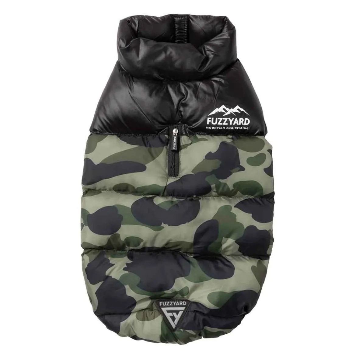 FuzzYard Harlem Puffer Hundjacka Camo