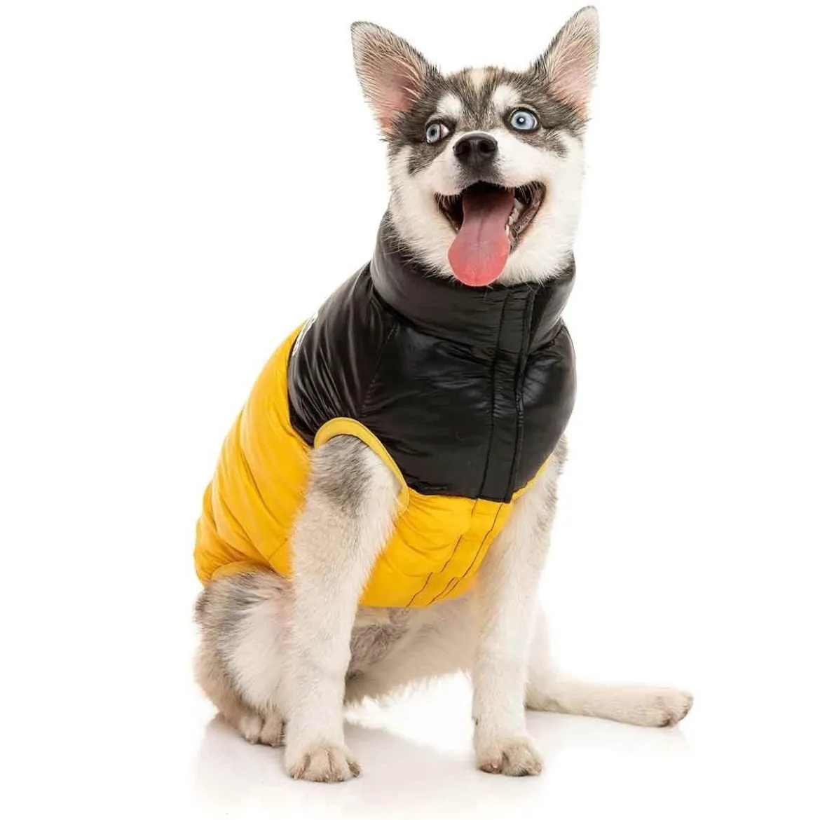 FuzzYard Harlem Puffer Hundjacka Gul