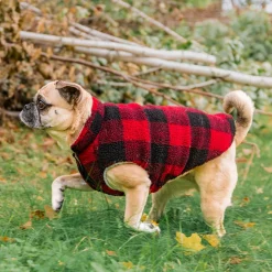 FuzzYard The Lumberjack Hundjacka Röd/Svart