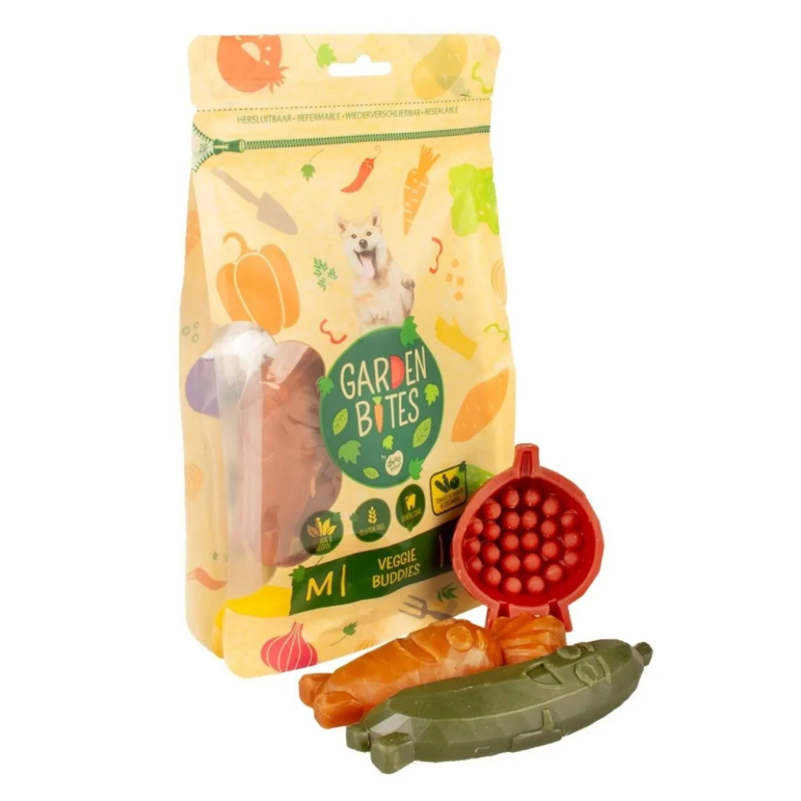 Garden Bites Veggie Buddies Dentaltugg Small 18 st